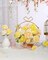 Artificial Flower Combo Flowers Exquisite Yellow Flower Box Set